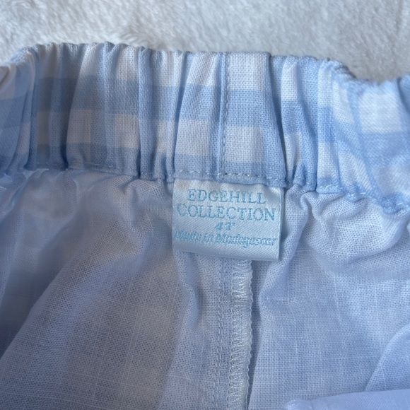 Light Blue Gingham Short Set - Picture 4 of 8